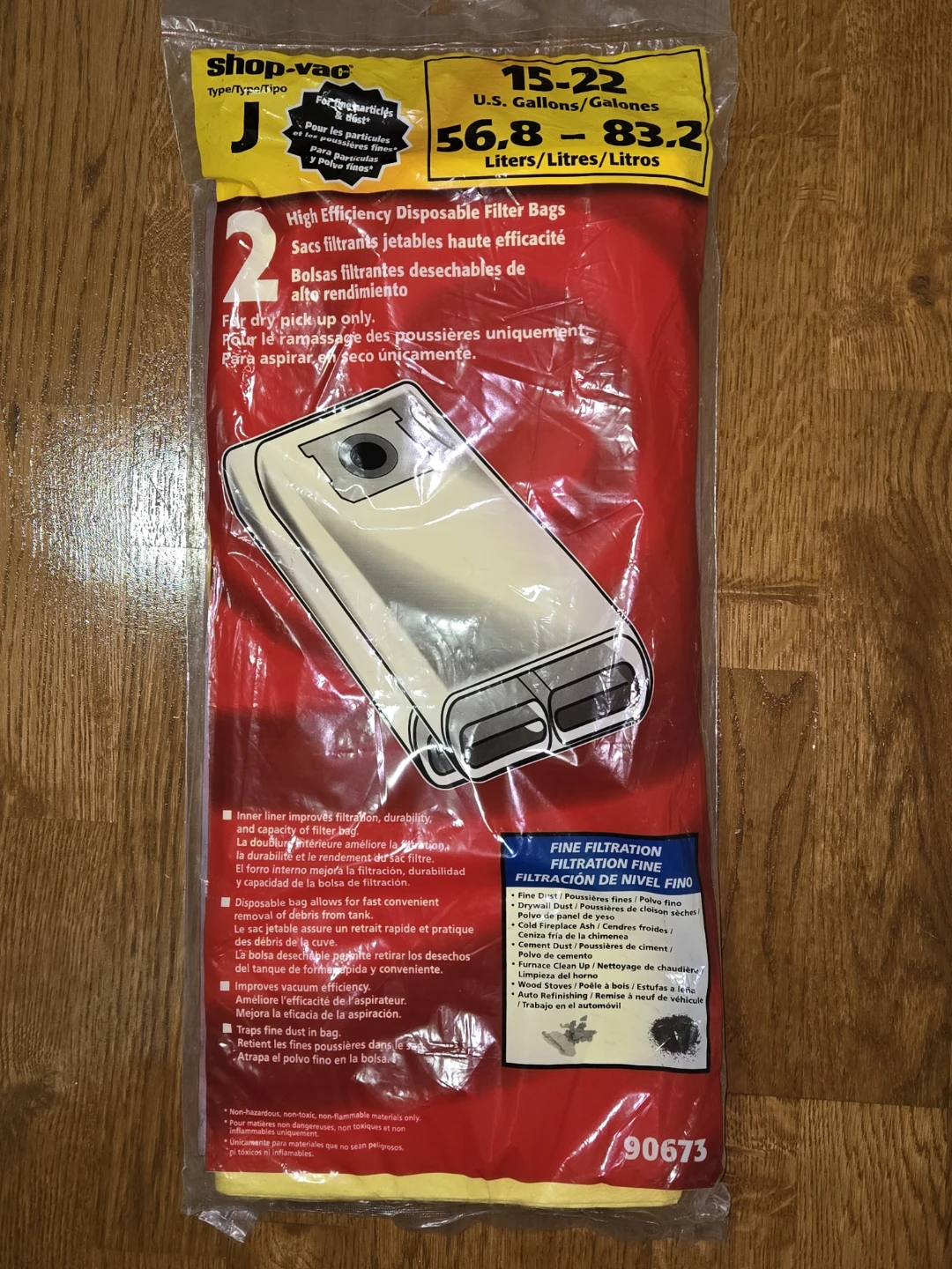 Shop-Vac Type J Disposable Filter Bags - photo 2
