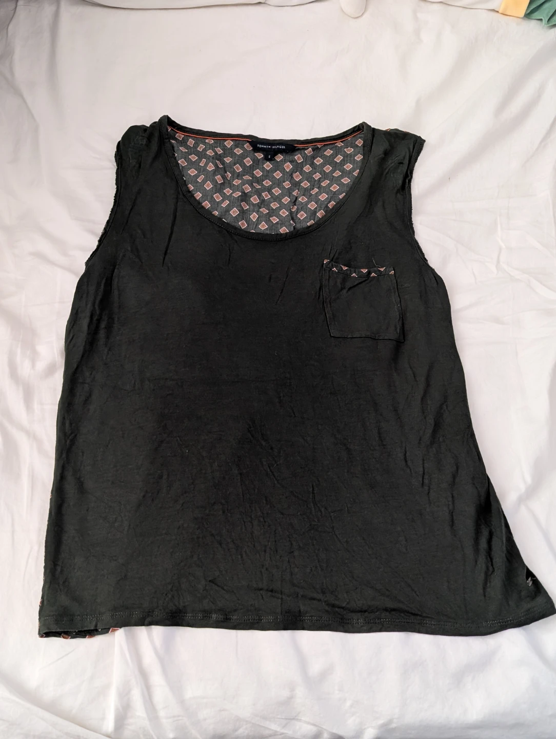 Tommy Hilfiger Olive Green Tank Top