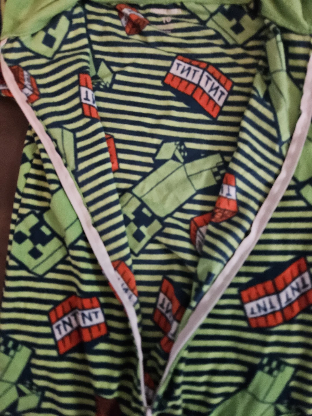Minecraft Size 10 Kids Pajama Onesie - photo 4
