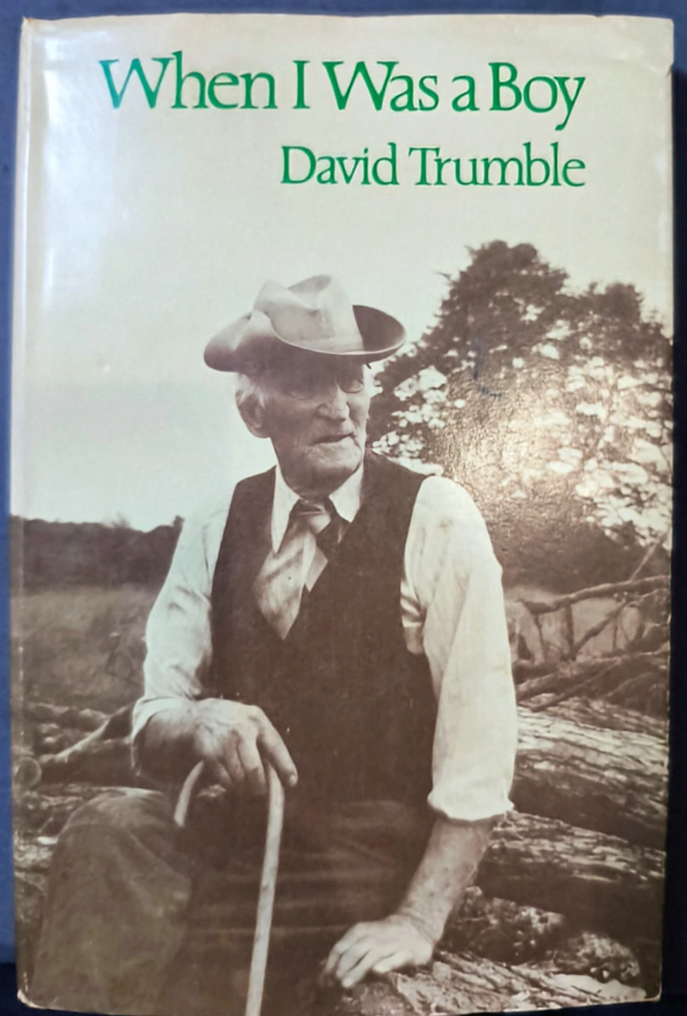 When I Was a Boy by David Trumble, First edition 1976, Hardcover