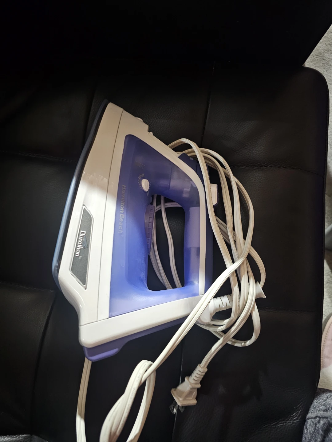 Hamilton Beach Steam Iron - Blue & White