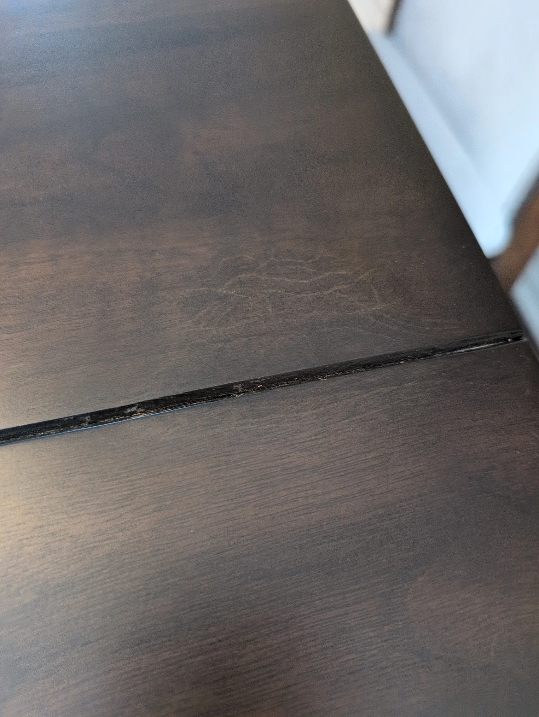Dark Wood Dining Table with 6 Chairs - photo 3
