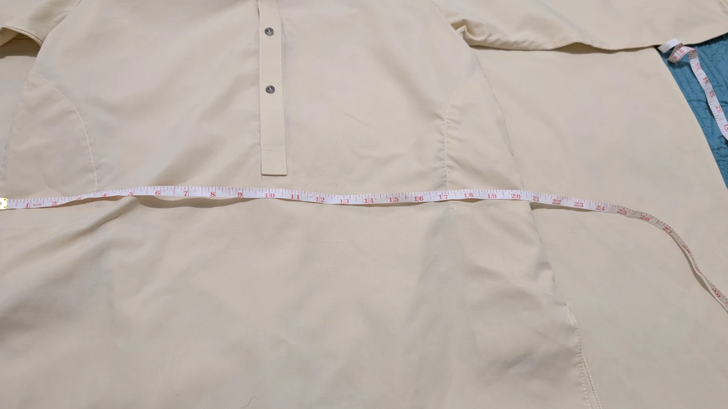 Men's yellow Kurta Pajama Set - Size Medium - photo 4