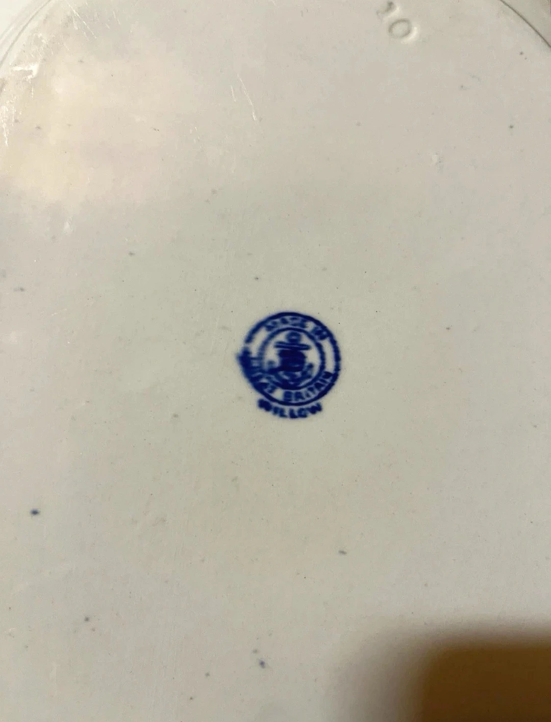 Vintage Blue Willow Serving Platter - photo 2