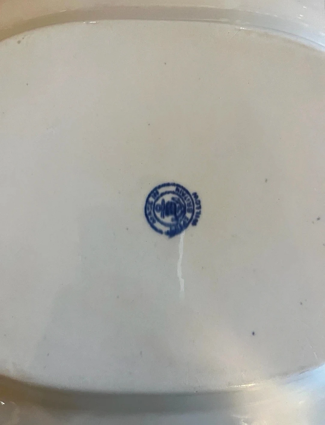 Vintage Blue Willow Serving Platter - photo 4