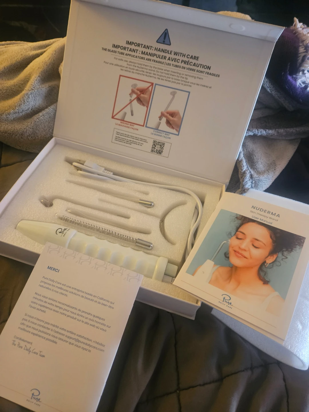 NuDerma Clinical Skin Therapy Wand - Like New! - photo 2