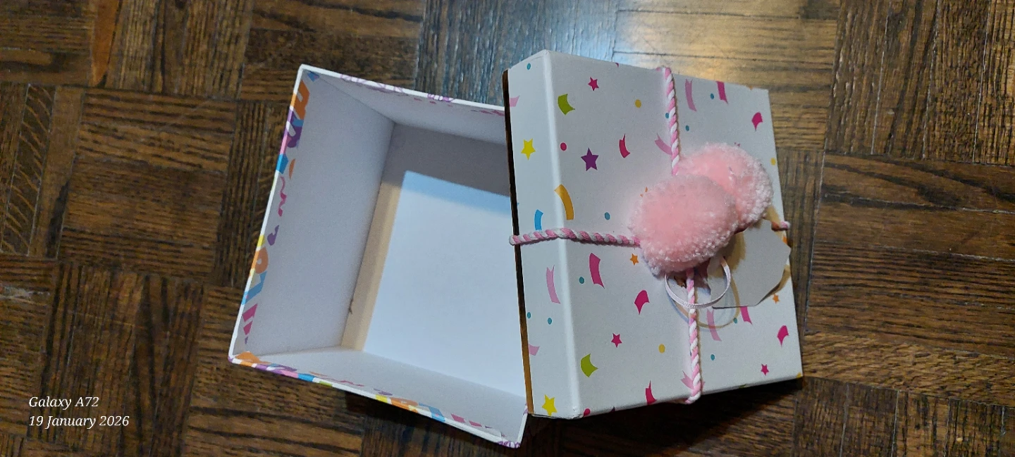 Birthday Gift Box with Pink Roses - photo 4