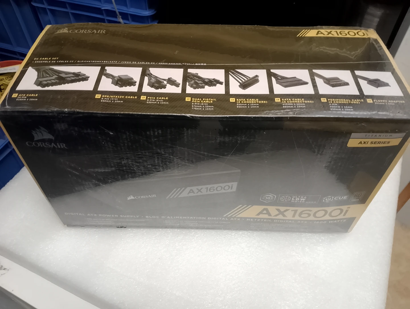 BNIB!!! Corsair AX1600i Digital ATX Power Supply - 1600 Watts - photo 2