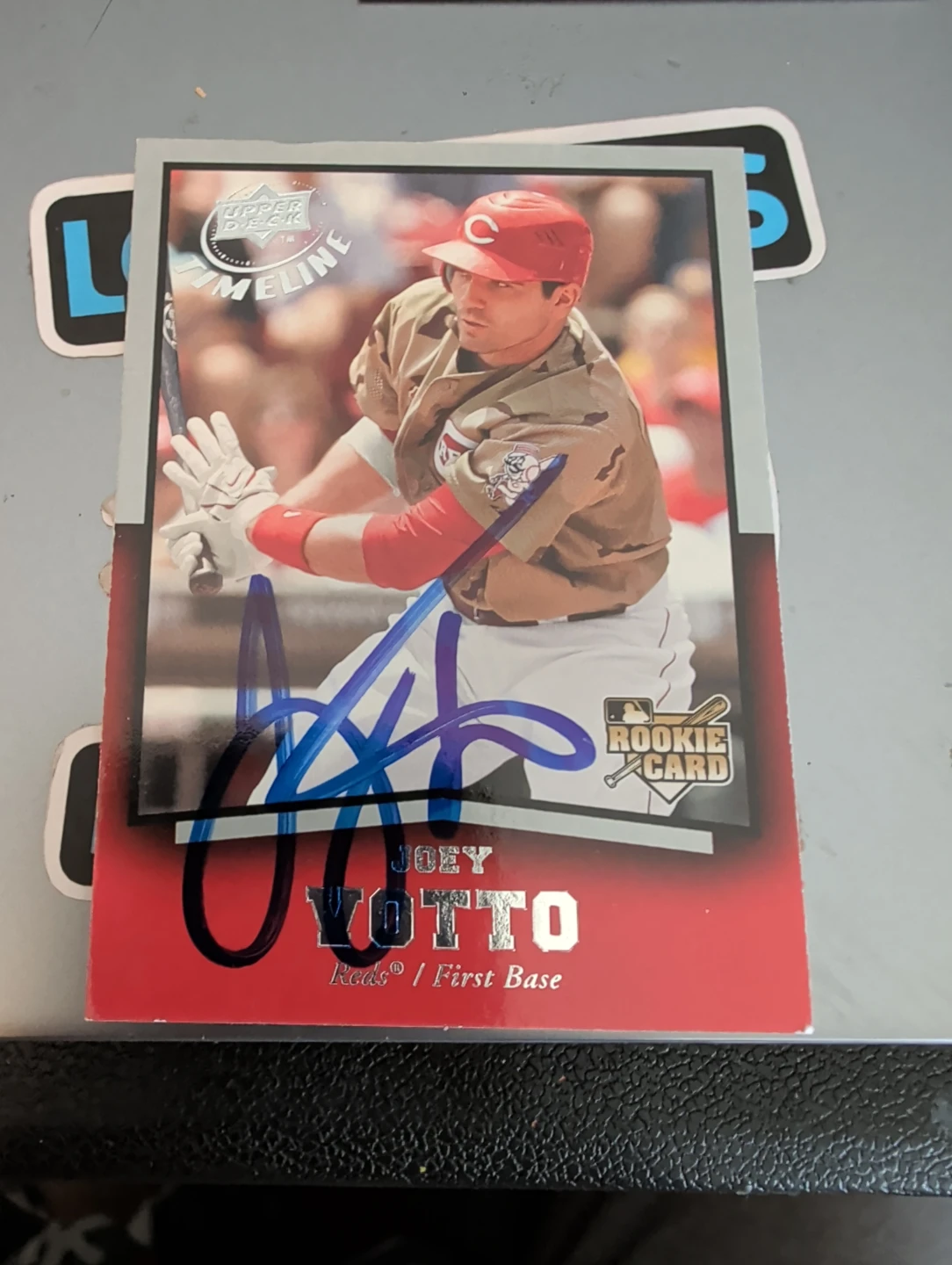 Upper Deck Timeline Joey Votto Rookie Card Autographed