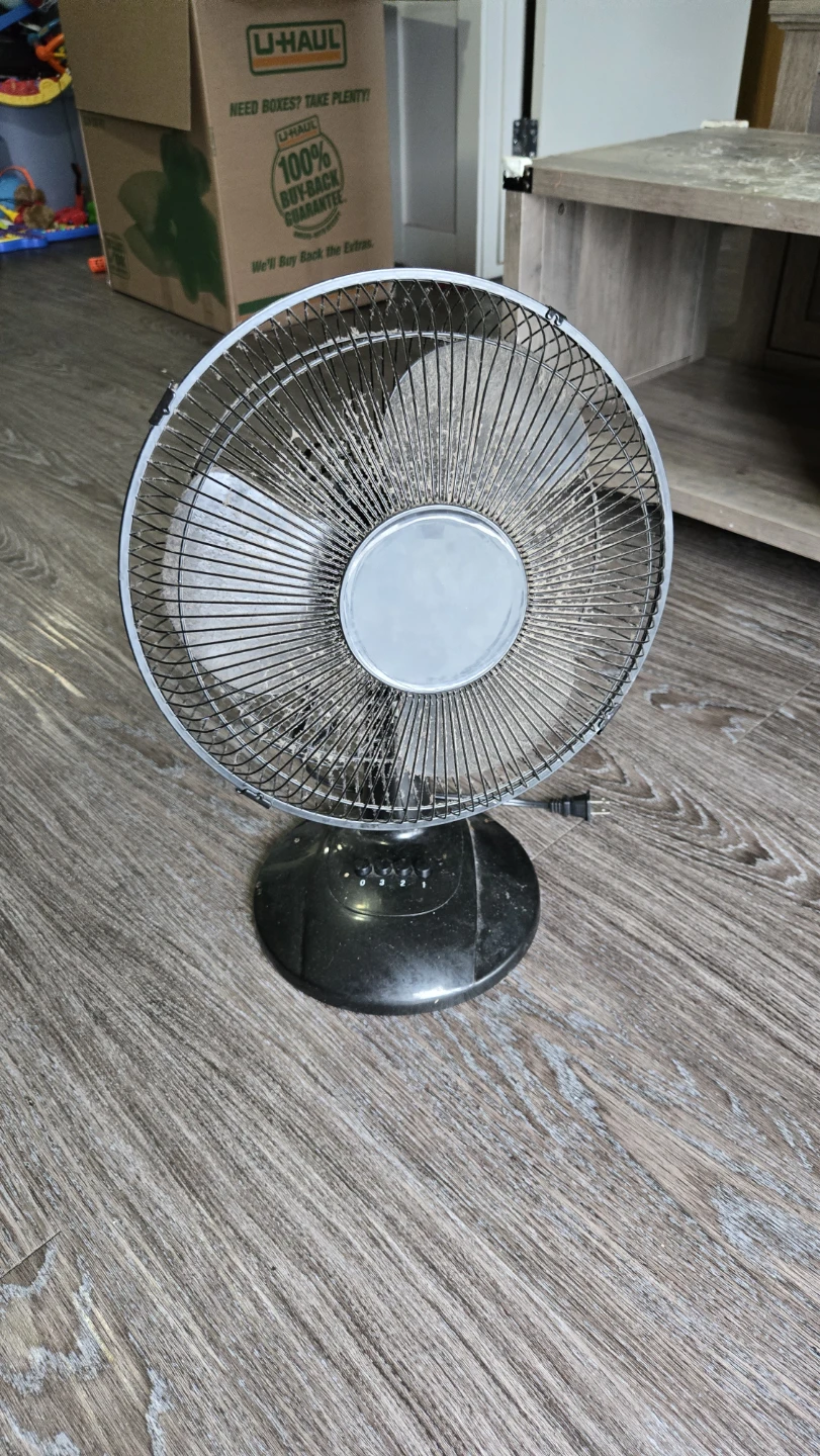 Used Black Table Fan - photo 4