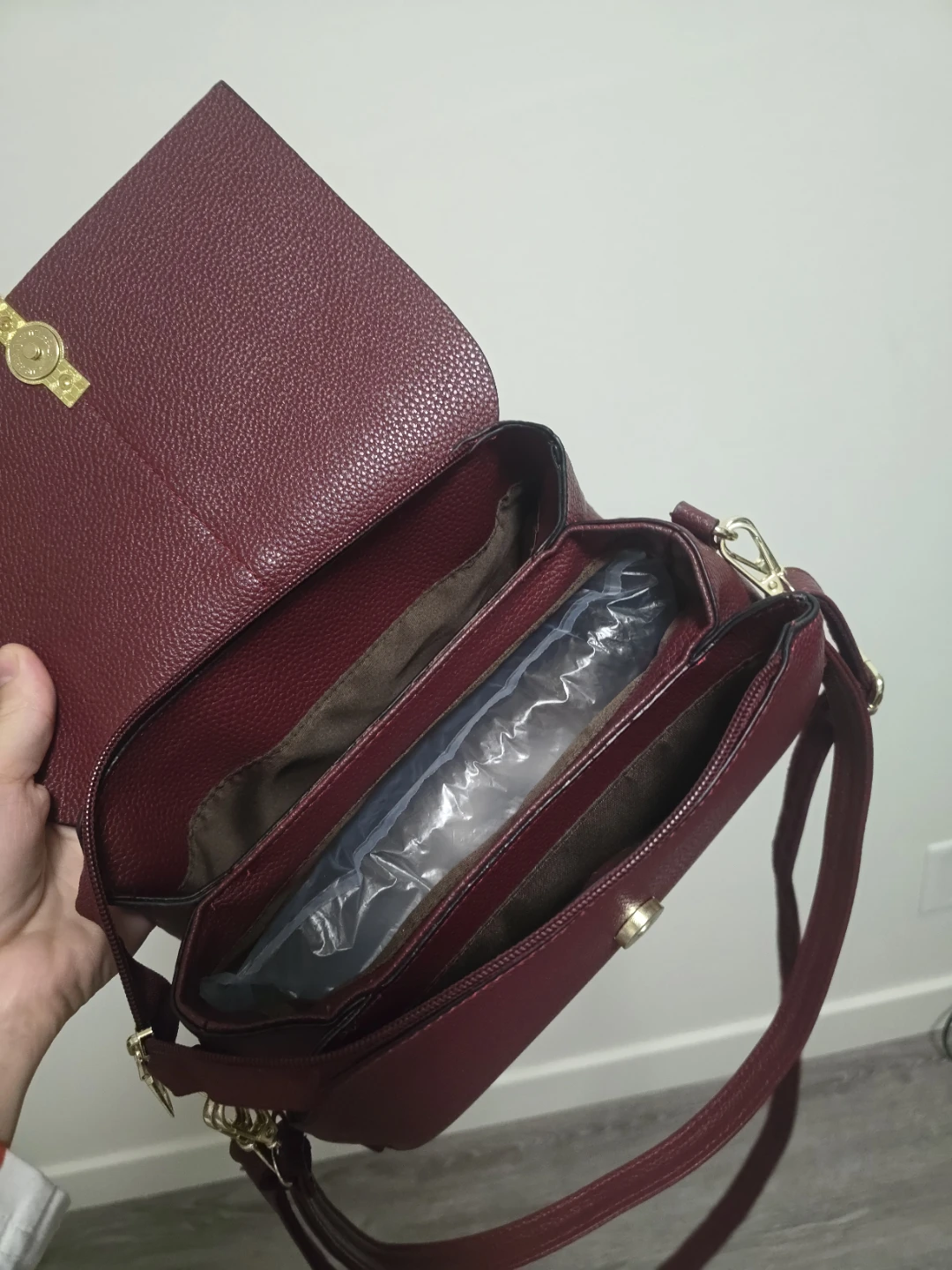 Burgundy Crossbody Bag - photo 4