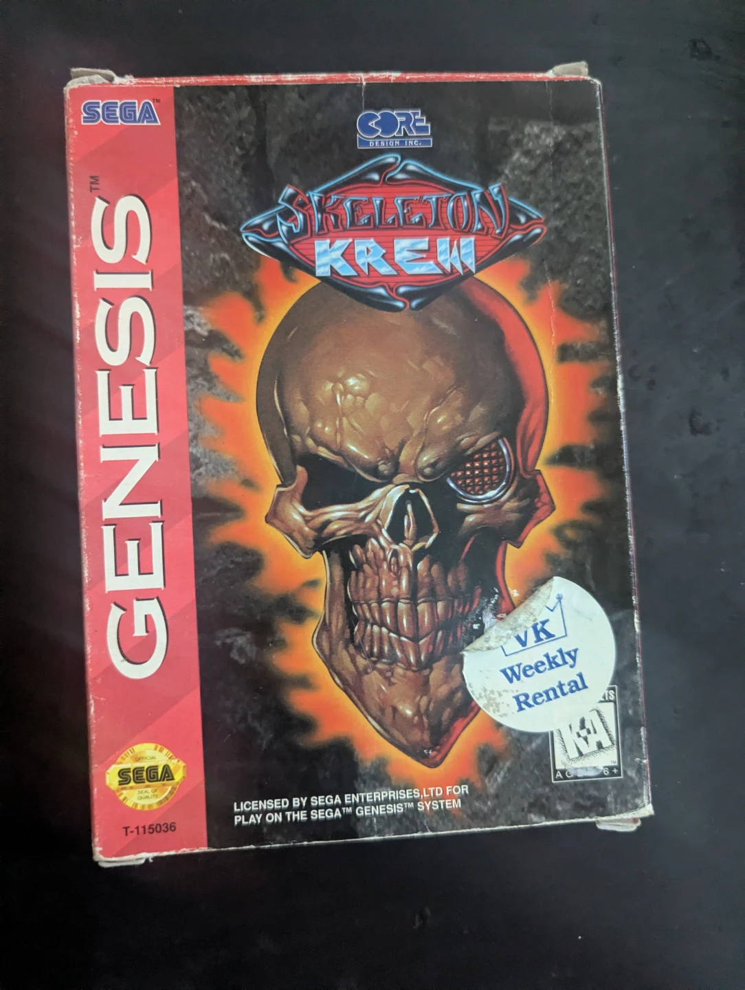 Skeleton Krew Sega Genesis Game