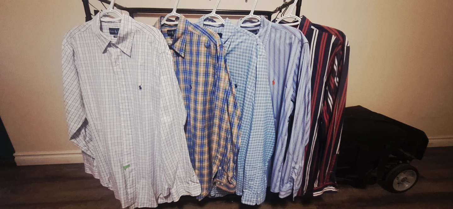 POLO BUNDLE MENS BUTTON DOWN DRESS SHIRTS