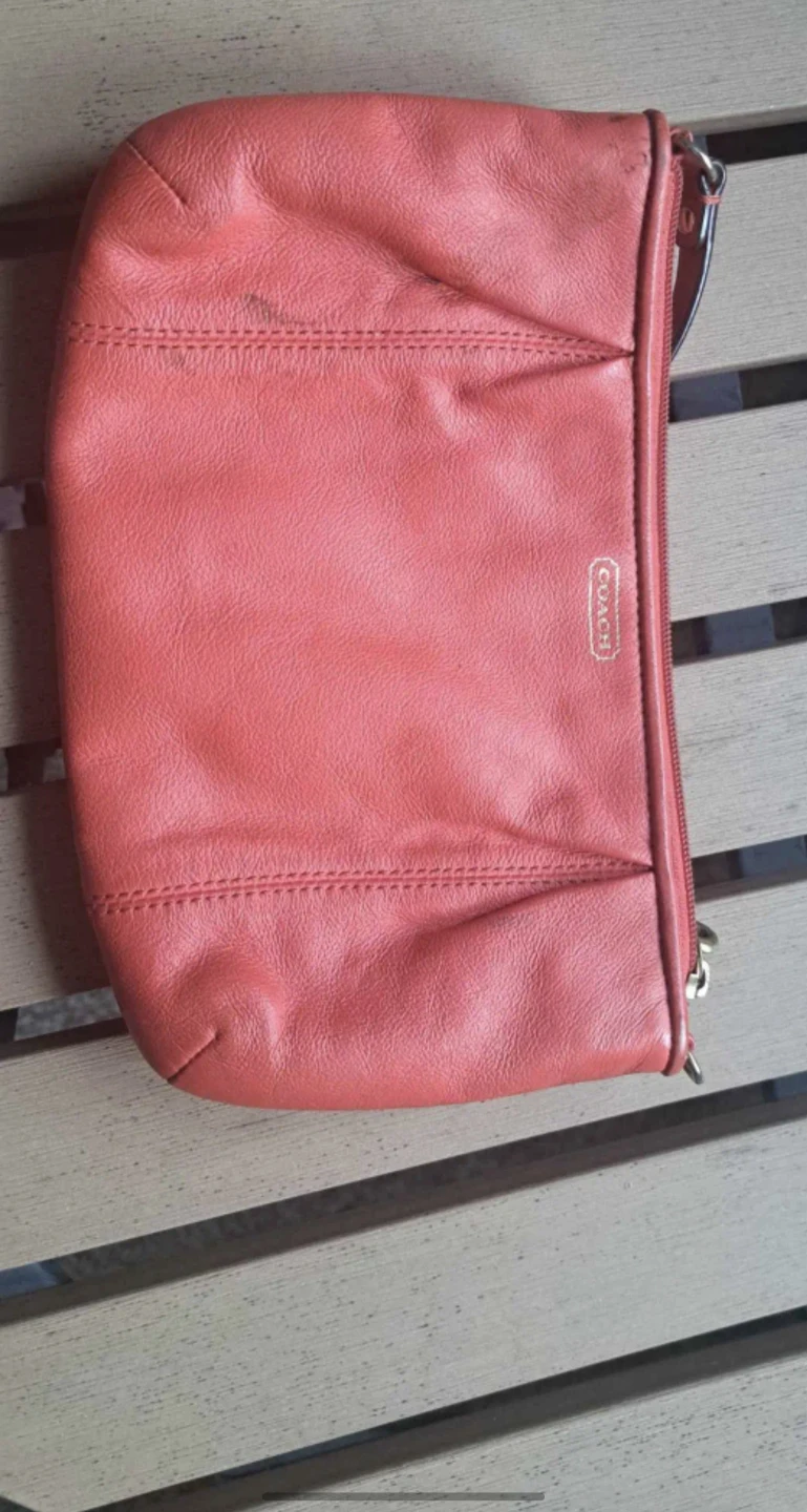Coach Coral Wristlet