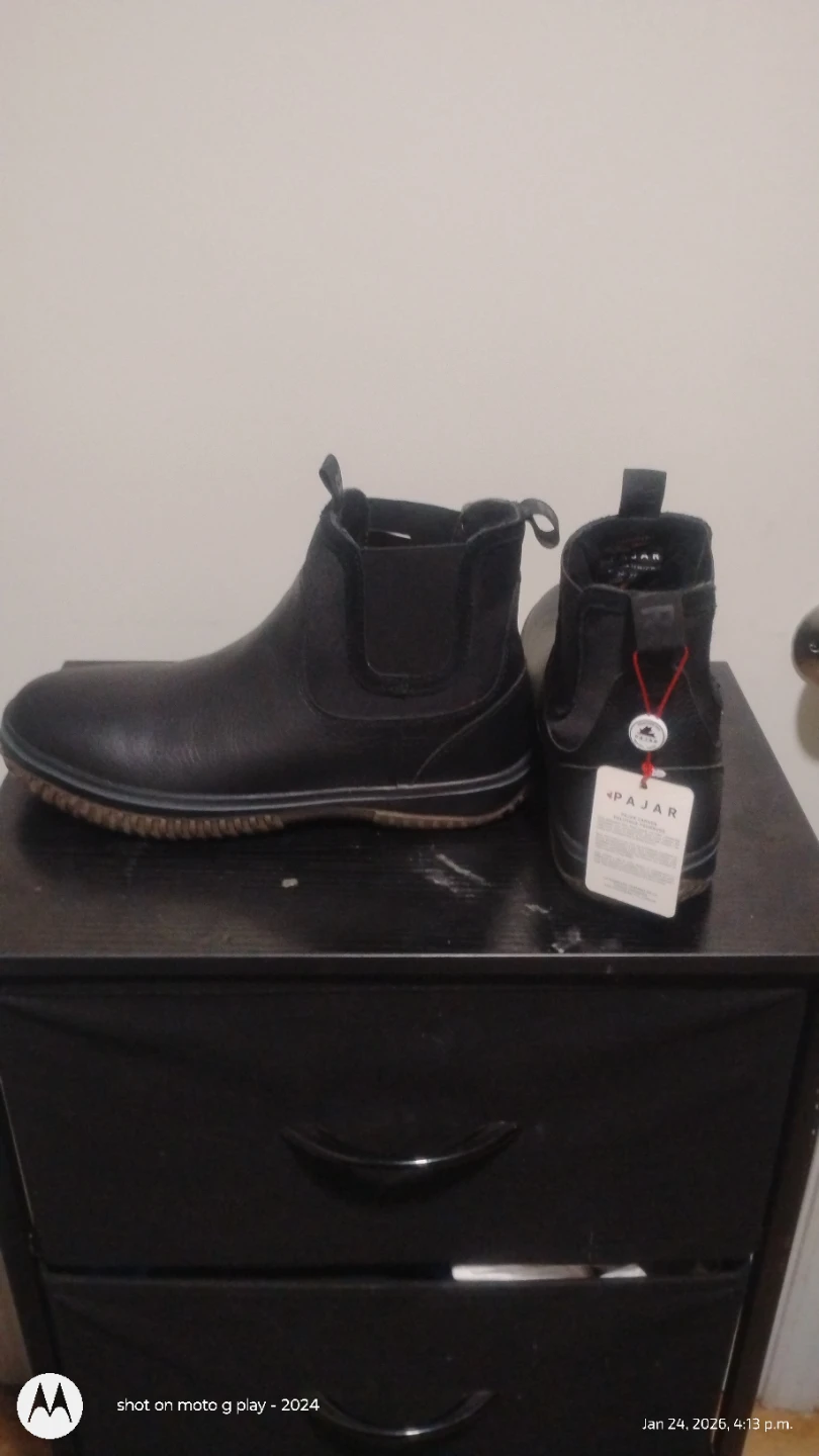 Pajar Canada Black Leather Ankle Boots - photo 3