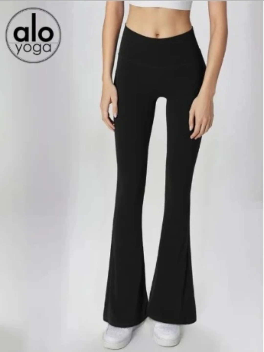 Alo Yoga Black Flare Leggings