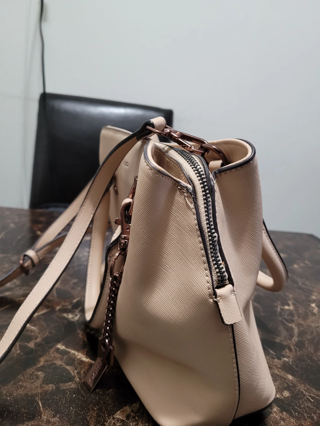 ALDO Beige Satchel Handbag - photo 3