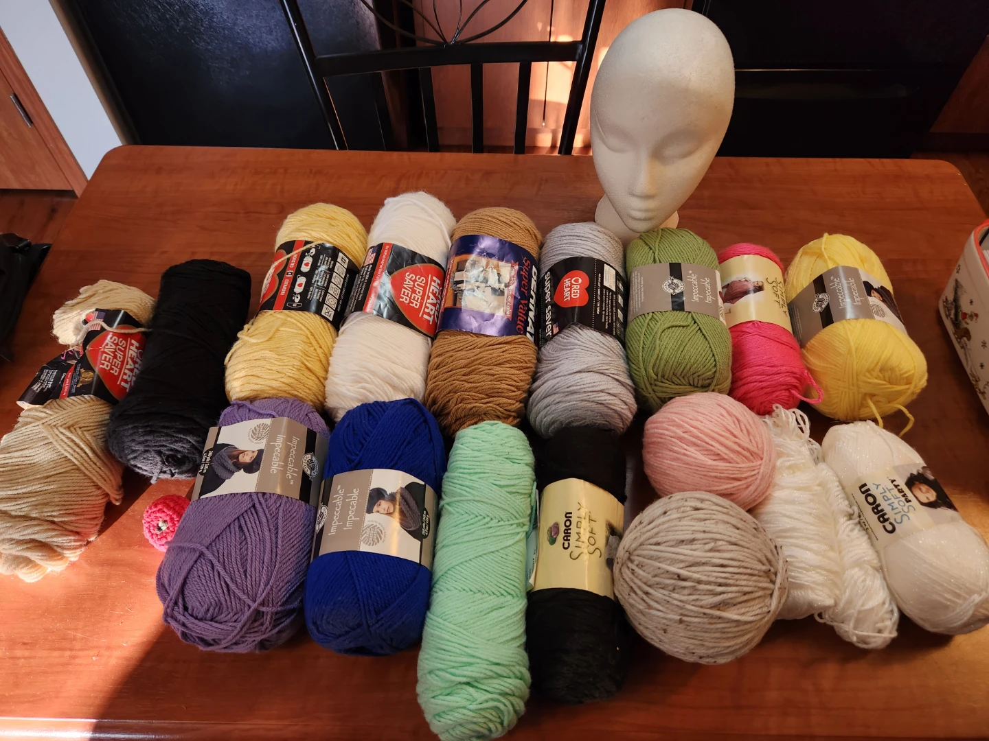 Yarn Lot: Caron, Red Heart, Impeccable