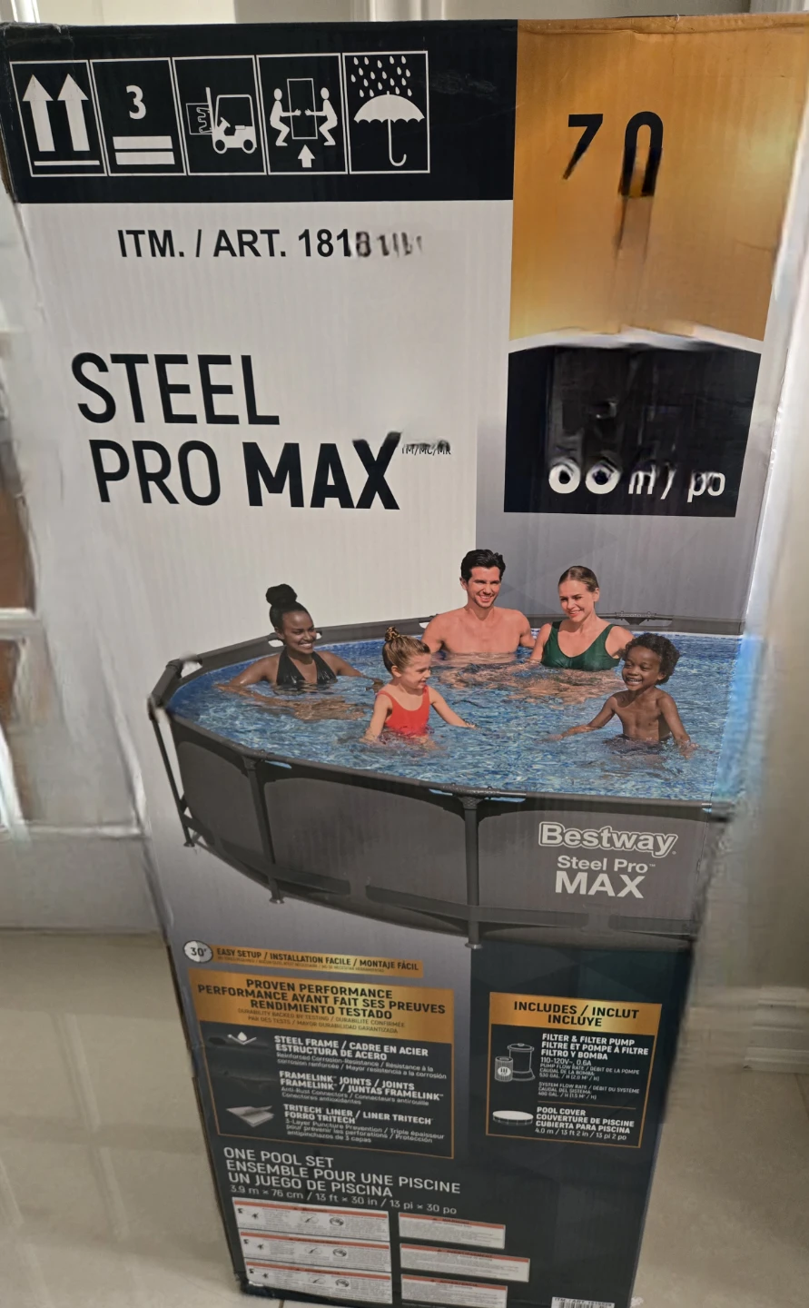 Bestway Steel Pro Max 13ft x 30in Pool Set - NEW