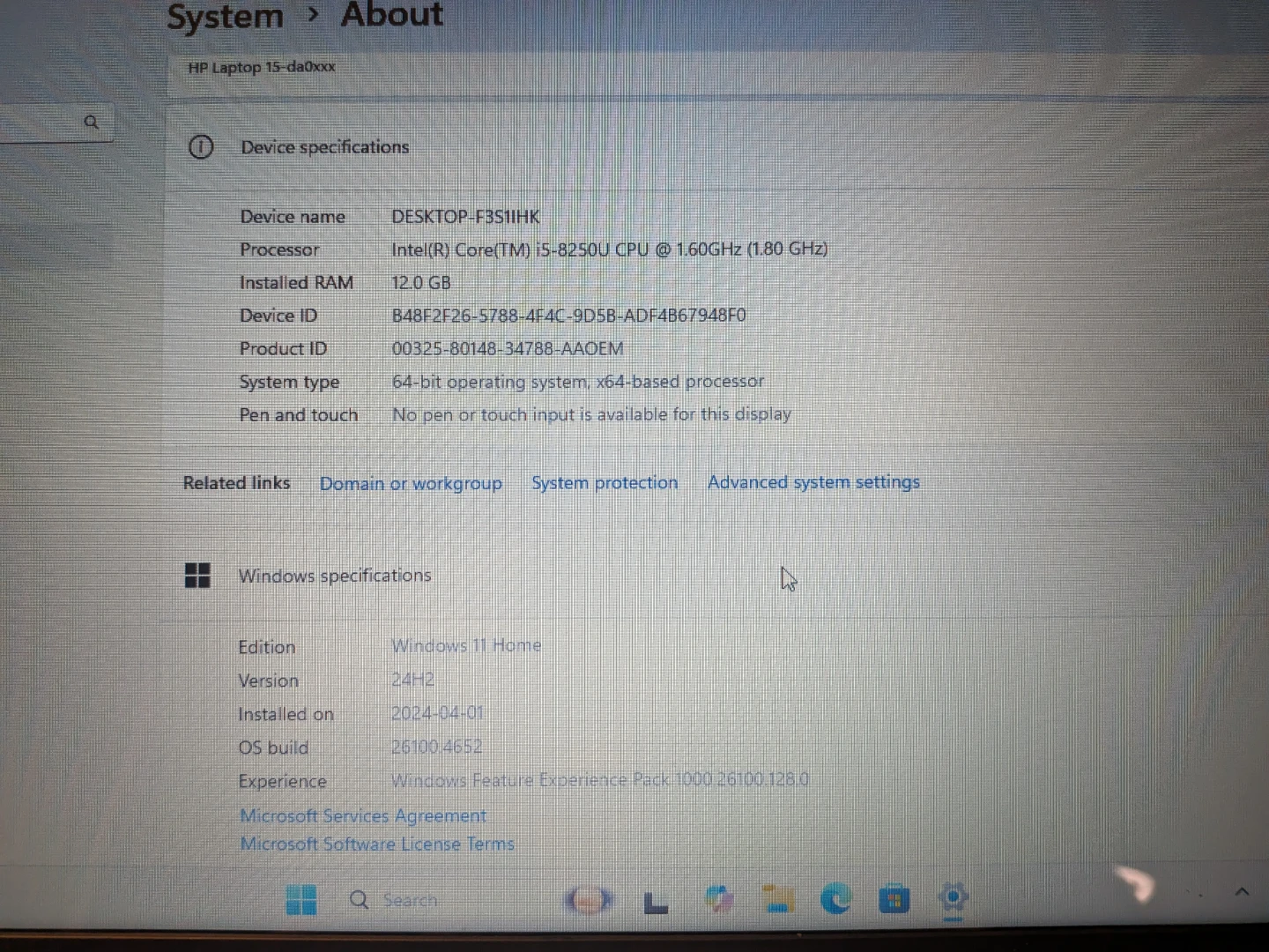 8th Gen i5 HP Laptop, 500GB SSD, Windows 11 - photo 2