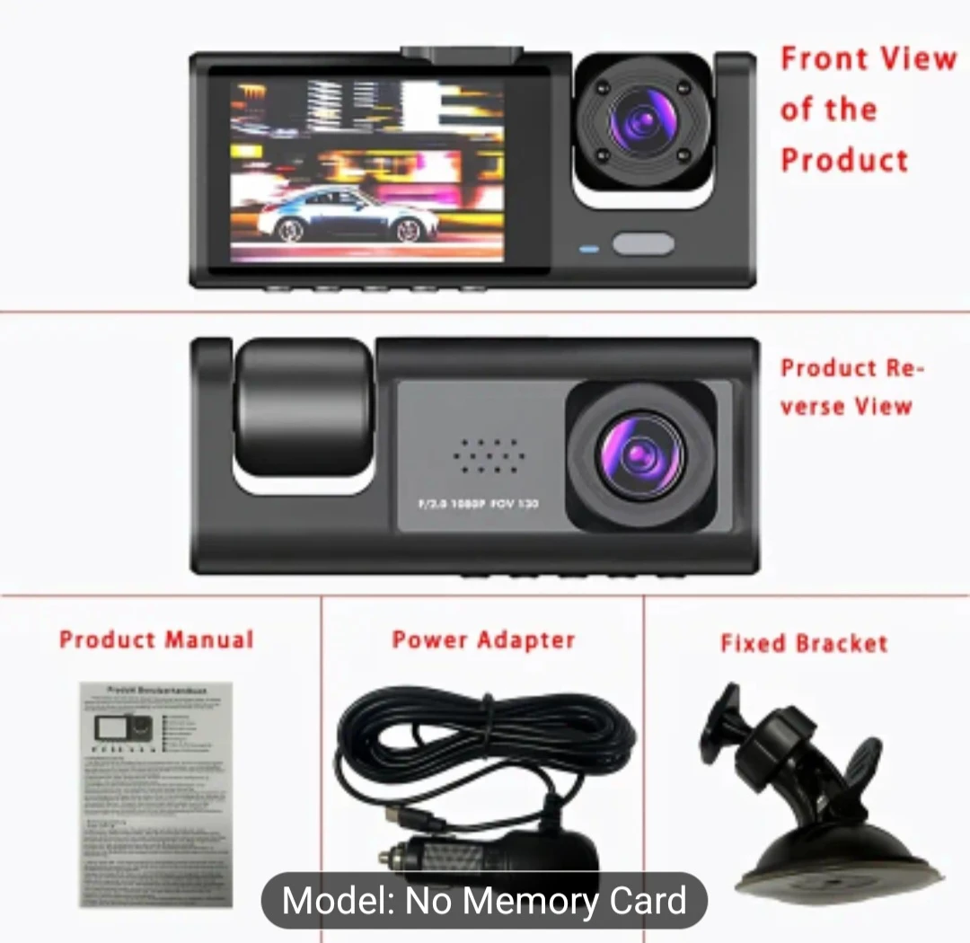 Dual Dash Cam - Front and Inside Camera - photo 4