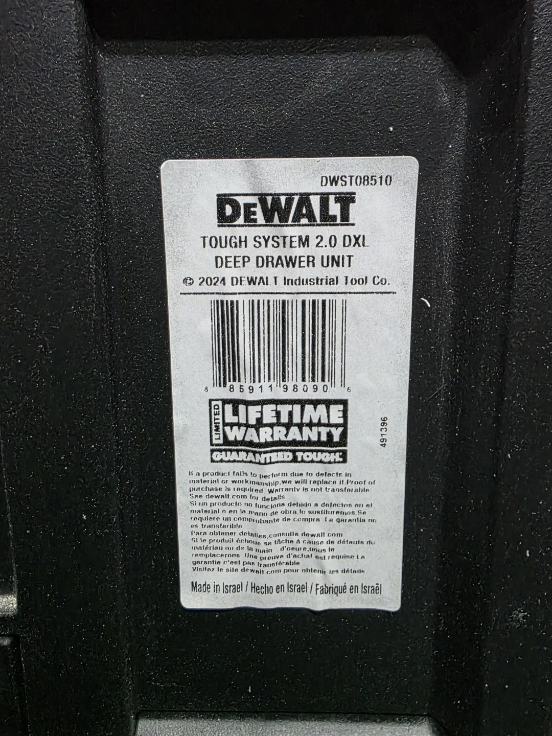 DeWalt Tough System 2.0 DXL Deep Drawer Unit - photo 5