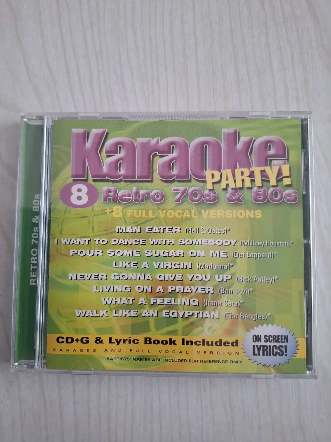 Karaoke Party! Retro 70s & 80s CD+G Disc