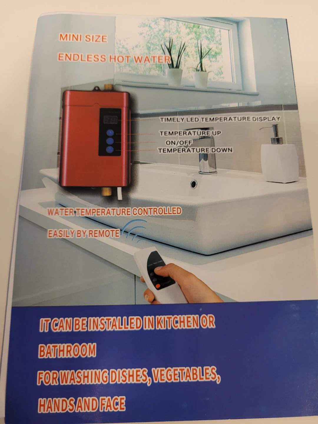 Mini Hot Water Heater  - NEW!!! - photo 5