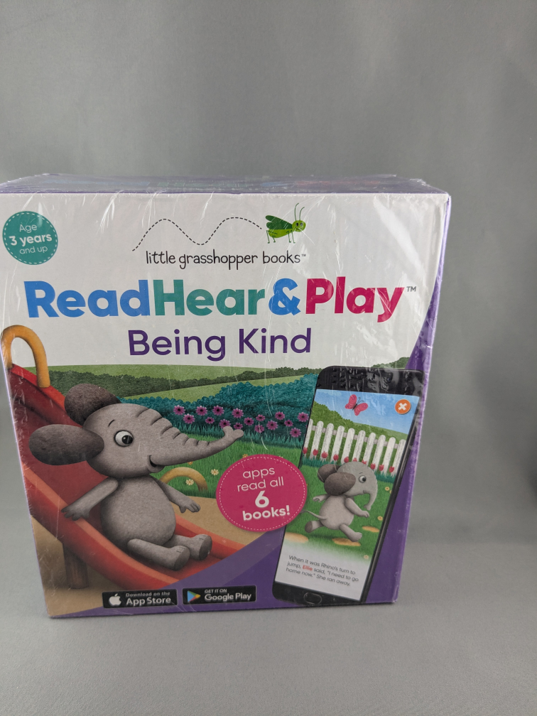 Read, hear and play. Being kind.