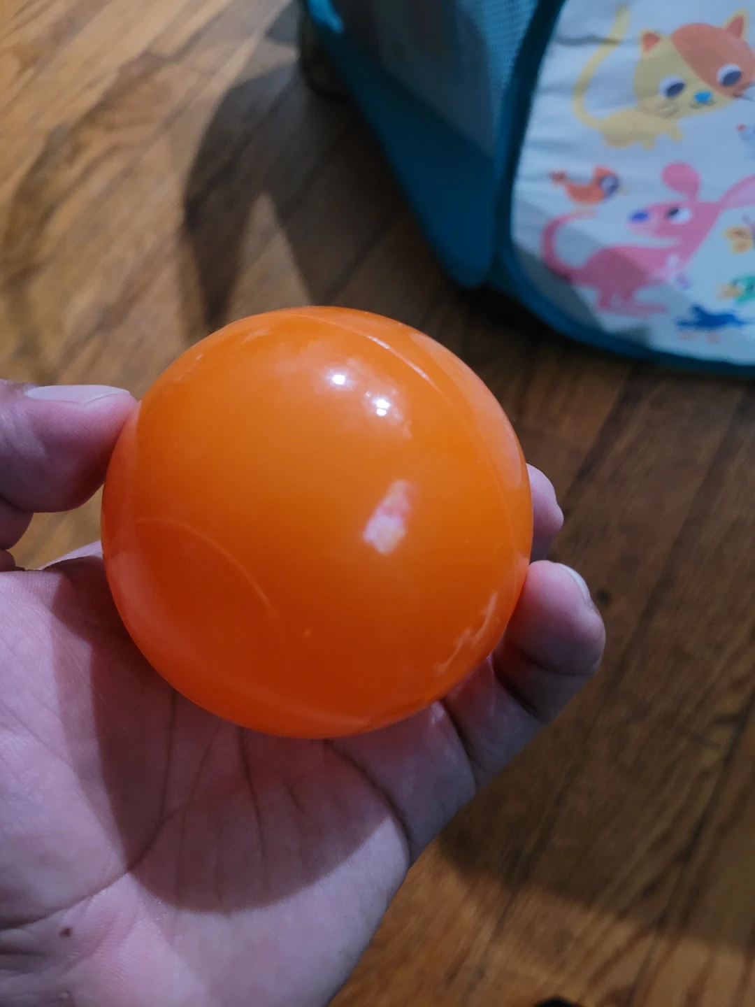 Orange Plastic Ball