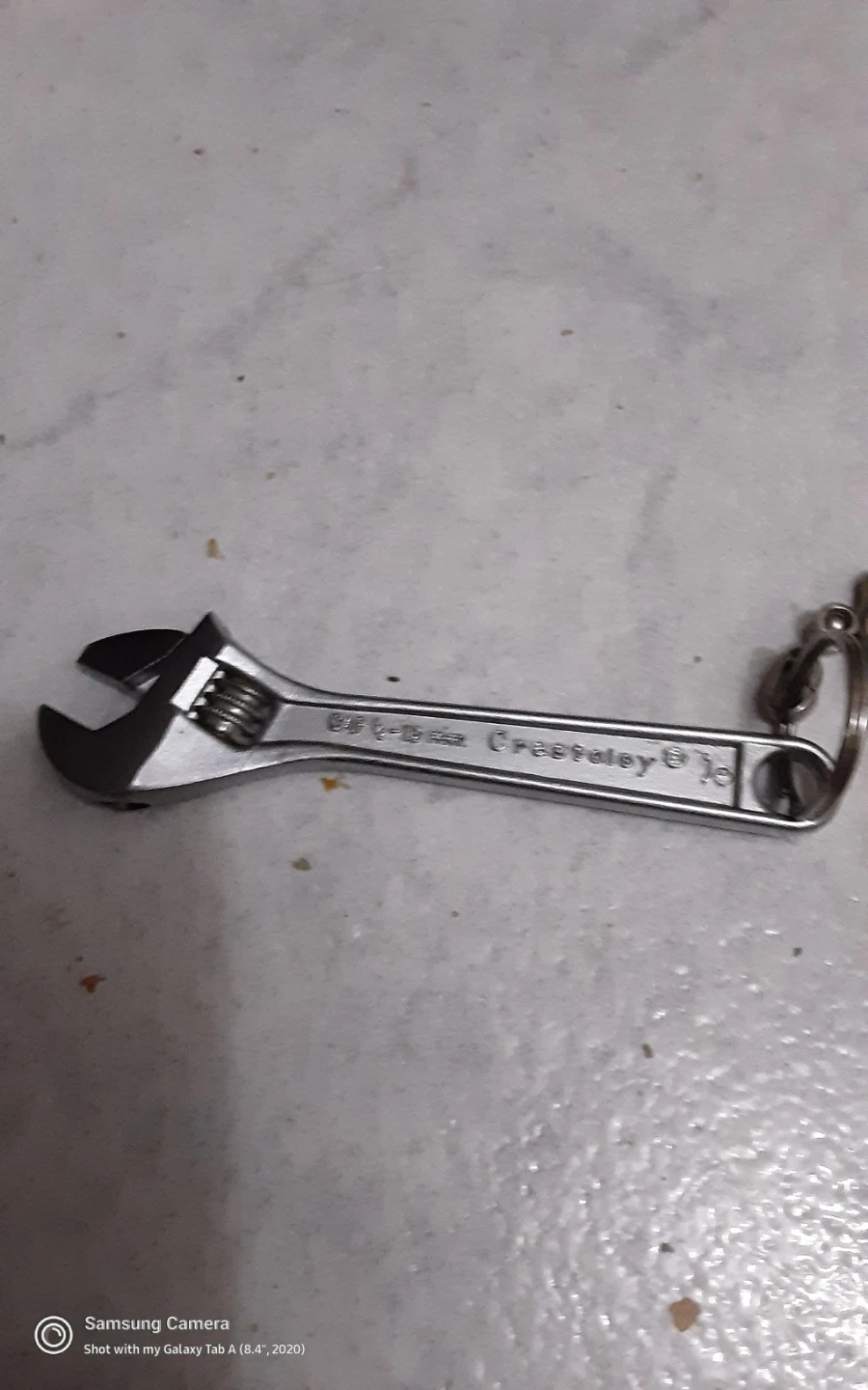 Crescent Adjustable Wrench Keychain