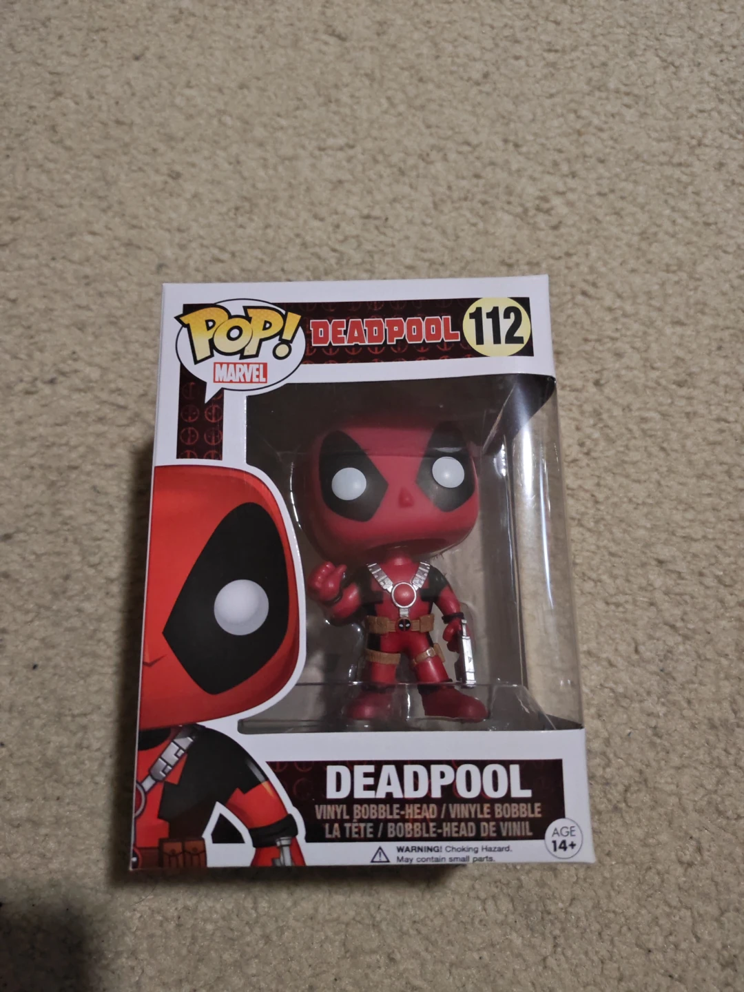 Funko Pop! Marvel Deadpool 112 (Thumb Up) Vinyl Figure