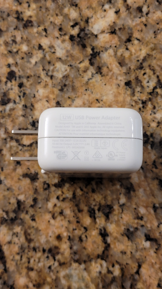 Apple 12W USB Power adapter - Tested and working - photo 5