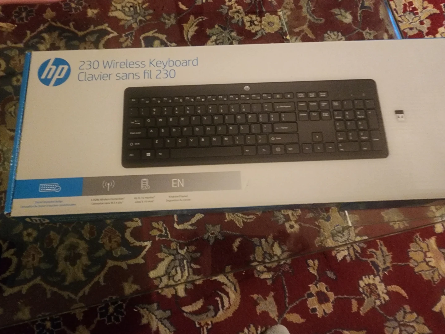 New HP 230 Wireless Keyboard - Black