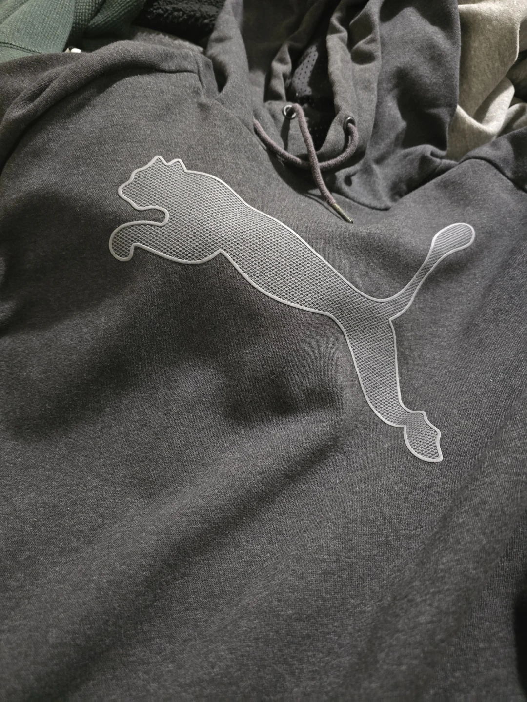Puma Grey Hoodie - Size Large