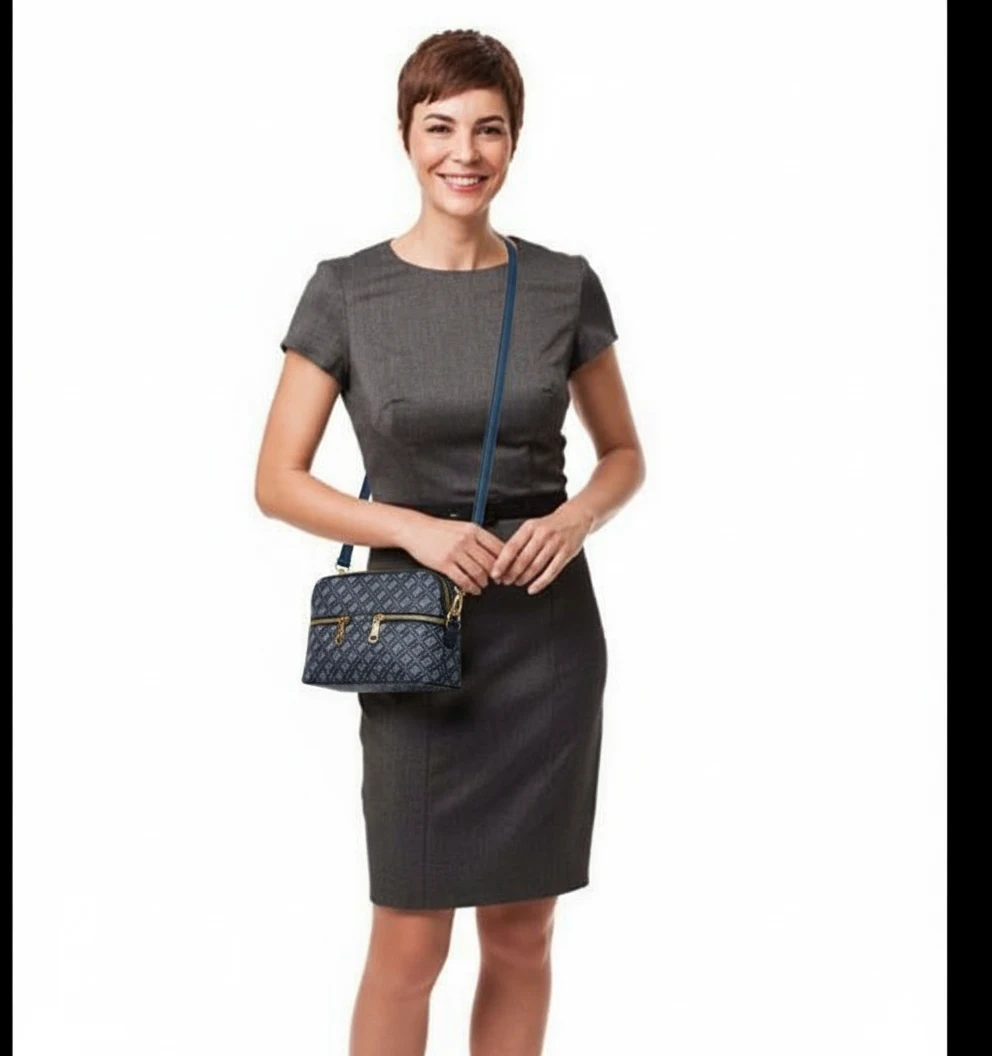 Bella Donna Navy Blue Crossbody Bag - photo 5