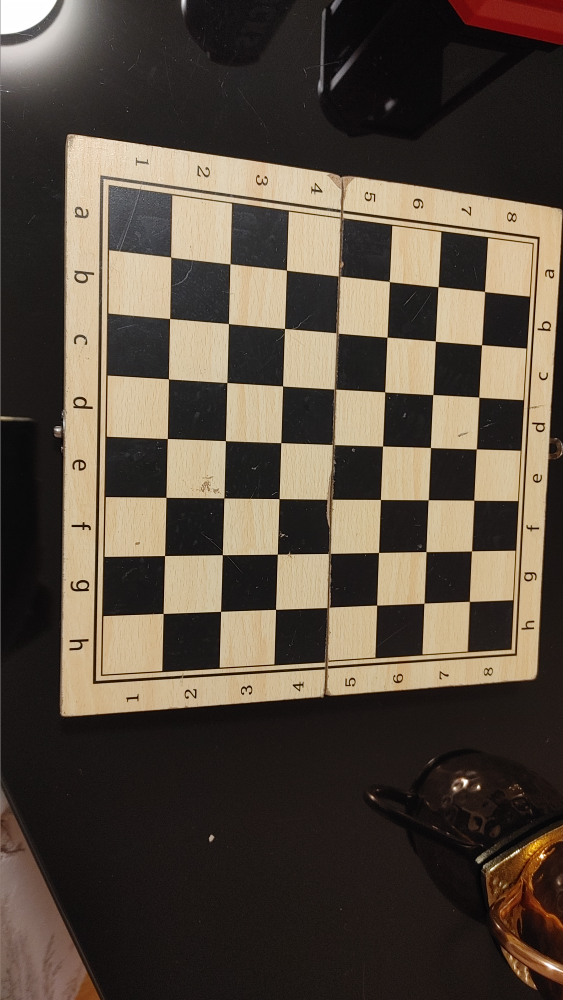 Wooden Chess/Backgammon Board