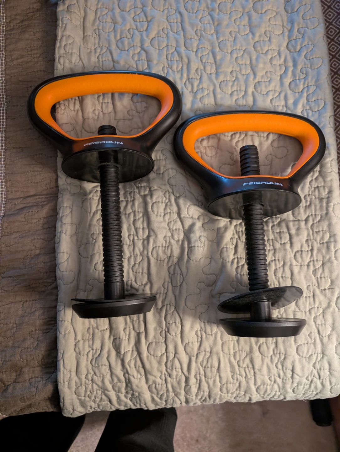 Kettle bell handle Set - Orange/Black