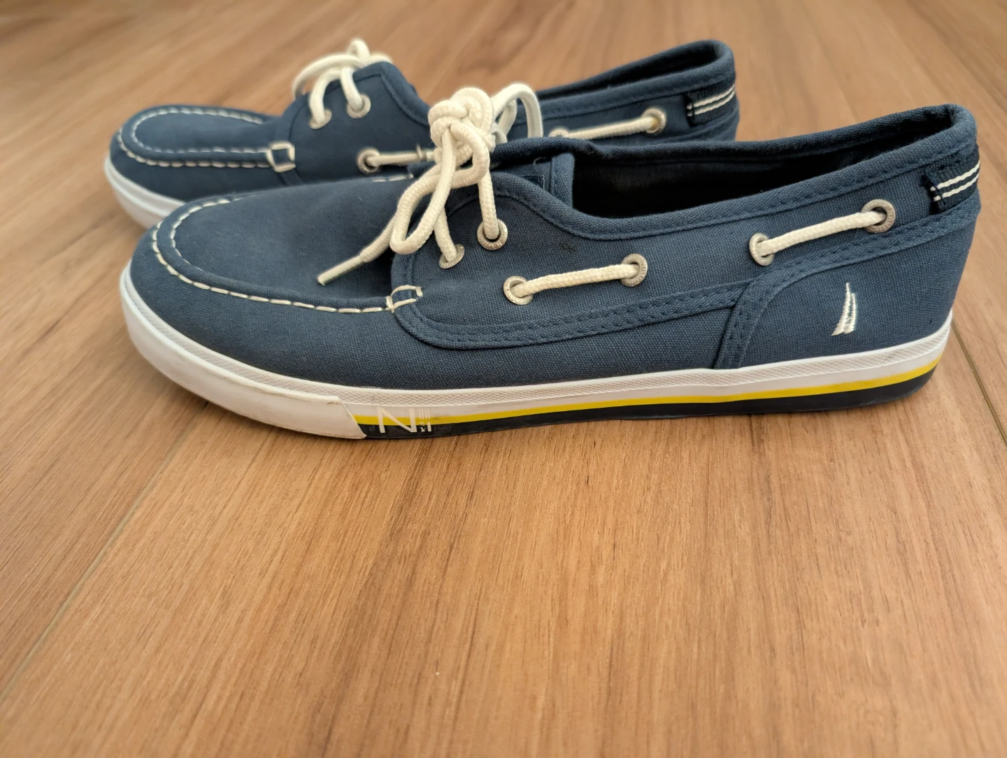 Nautica Boat Shoes - Blue Canvas - photo 2