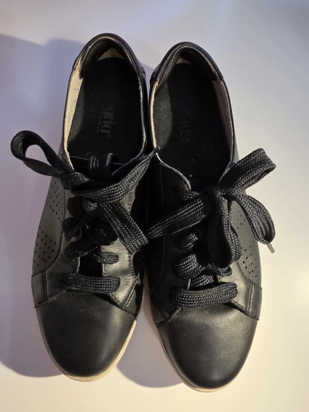 Black Dansko Leather Sneakers, Size US 41