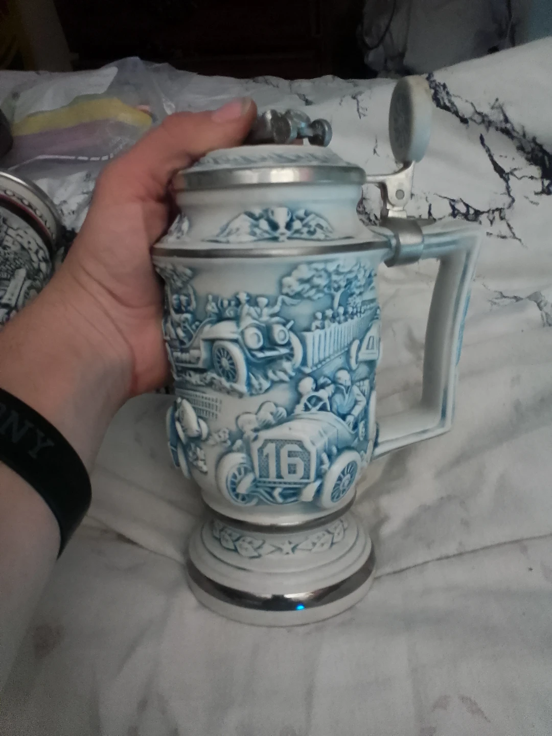 Avon Racing Car Stein - Handcrafted Brazil - photo 5