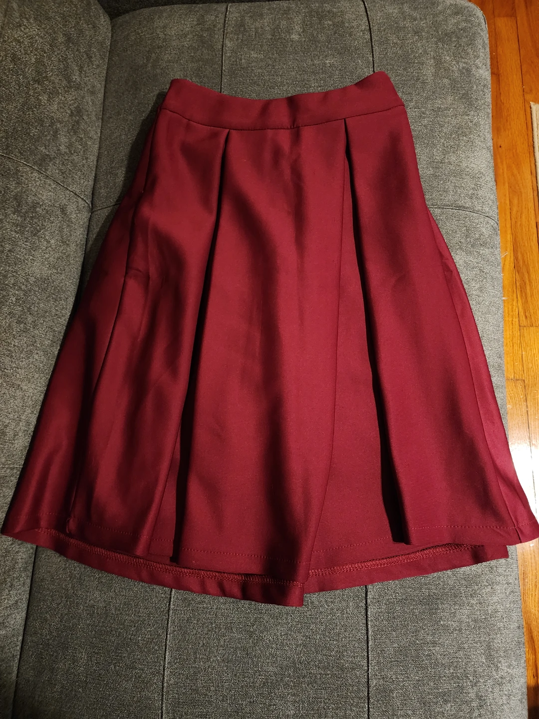 Chicwish Burgundy Skirt Size S