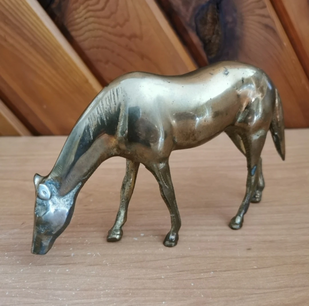 Vintage Brass Horse