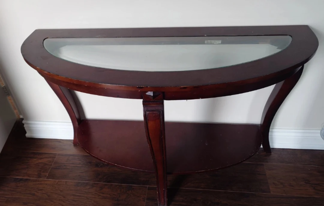 Glass top table - photo 2