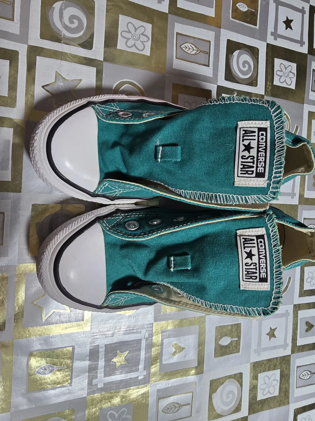 Converse All-Star Teal Canvas Sneakers