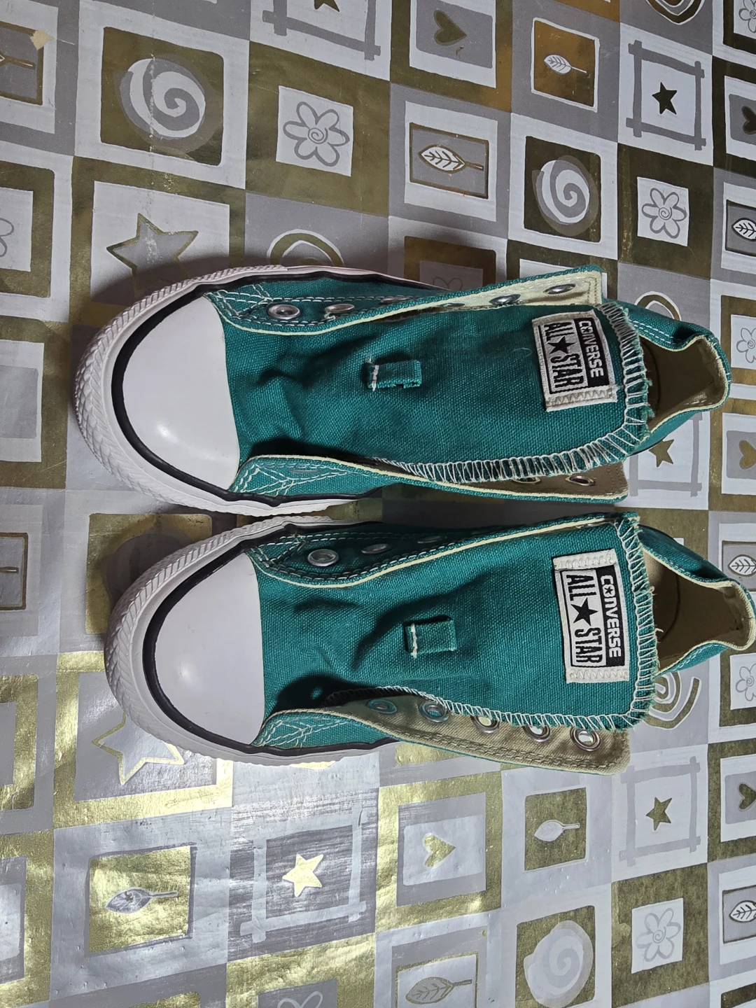 Converse All-Star Teal Canvas Sneakers - photo 2