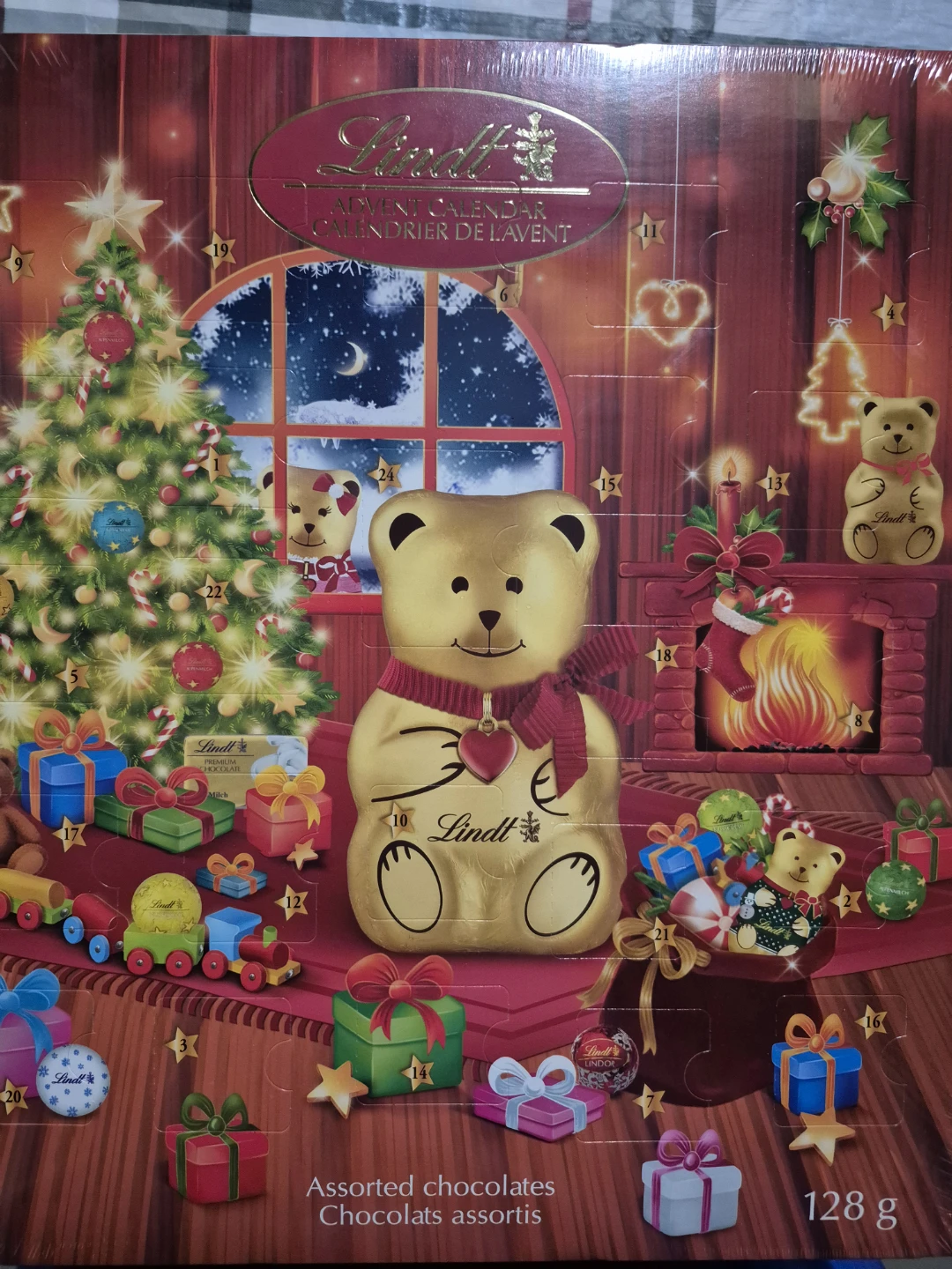 Lindt Advent Calendar Assorted Chocolates 128g
