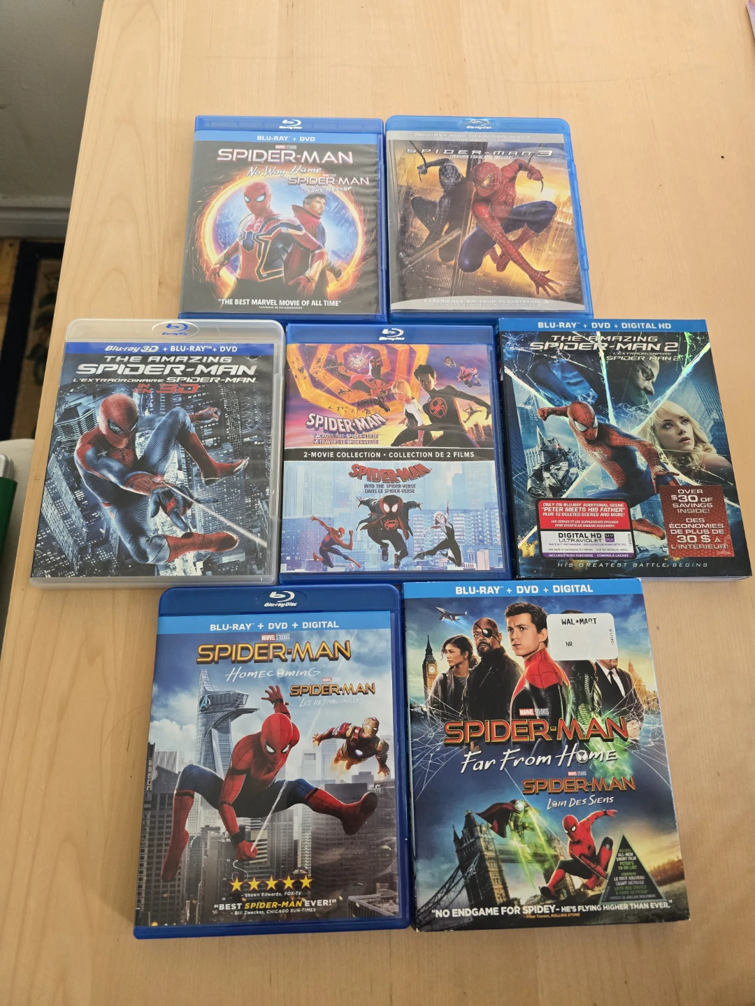 Spider-Man Blu-ray & DVD Movie Collection