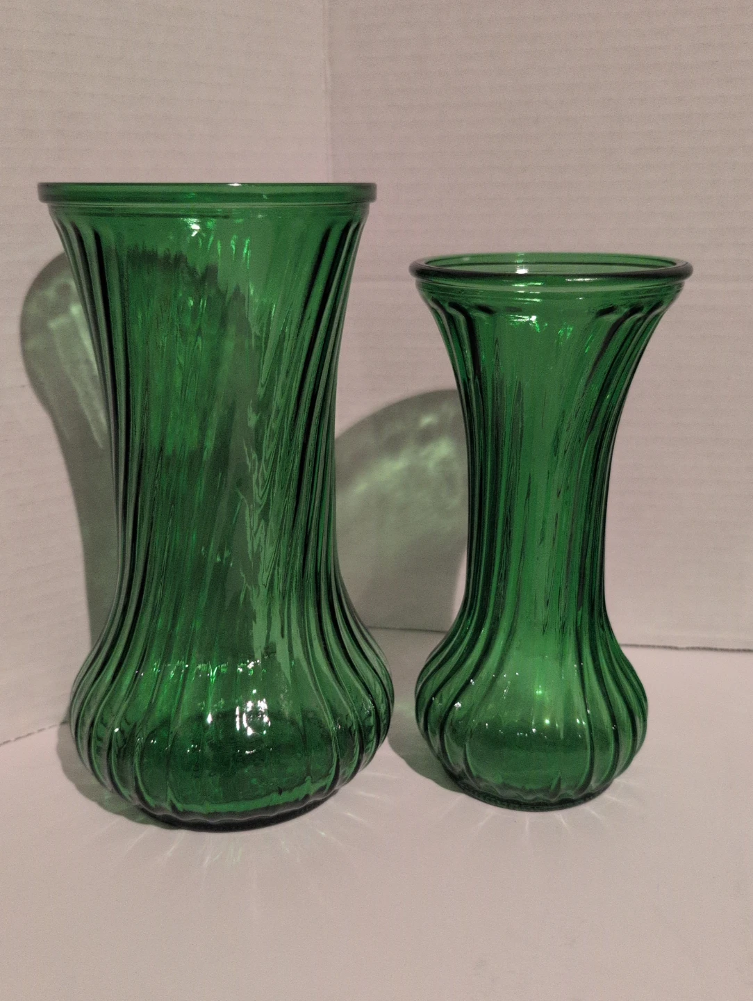 Vintage EO Brody Green Glass Vase Collection (9) - photo 5
