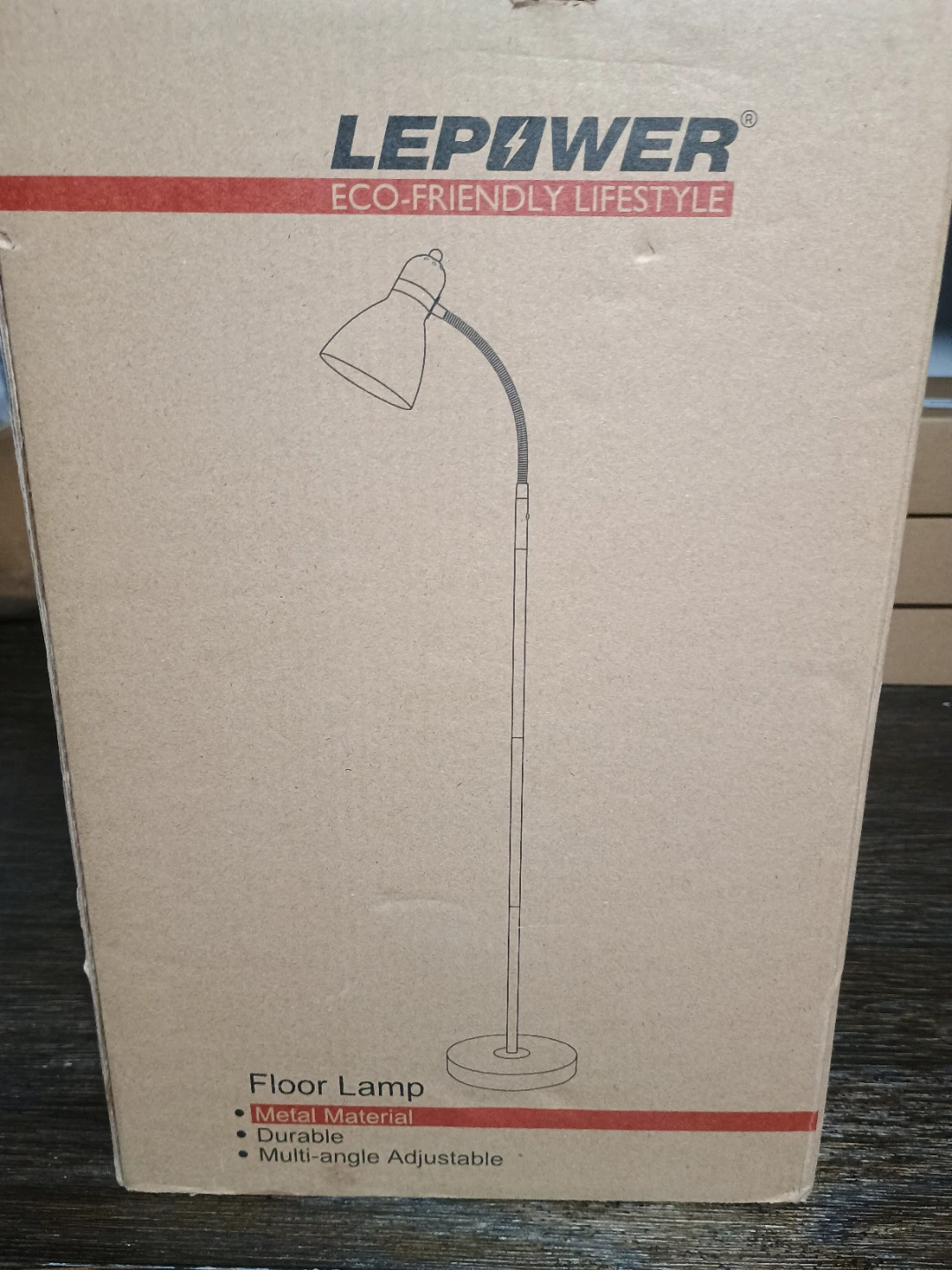 LEPOWER Eco-Friendly Lifestyle Floor Lamp - New in Box!